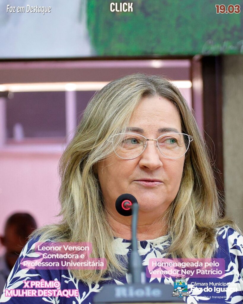 PREMIO MULHER DESTAQUE CAMARAFOZ -LEONOR VENSON CONTALIBILIDADE UDC - VEREADOR NEY PATRICIO