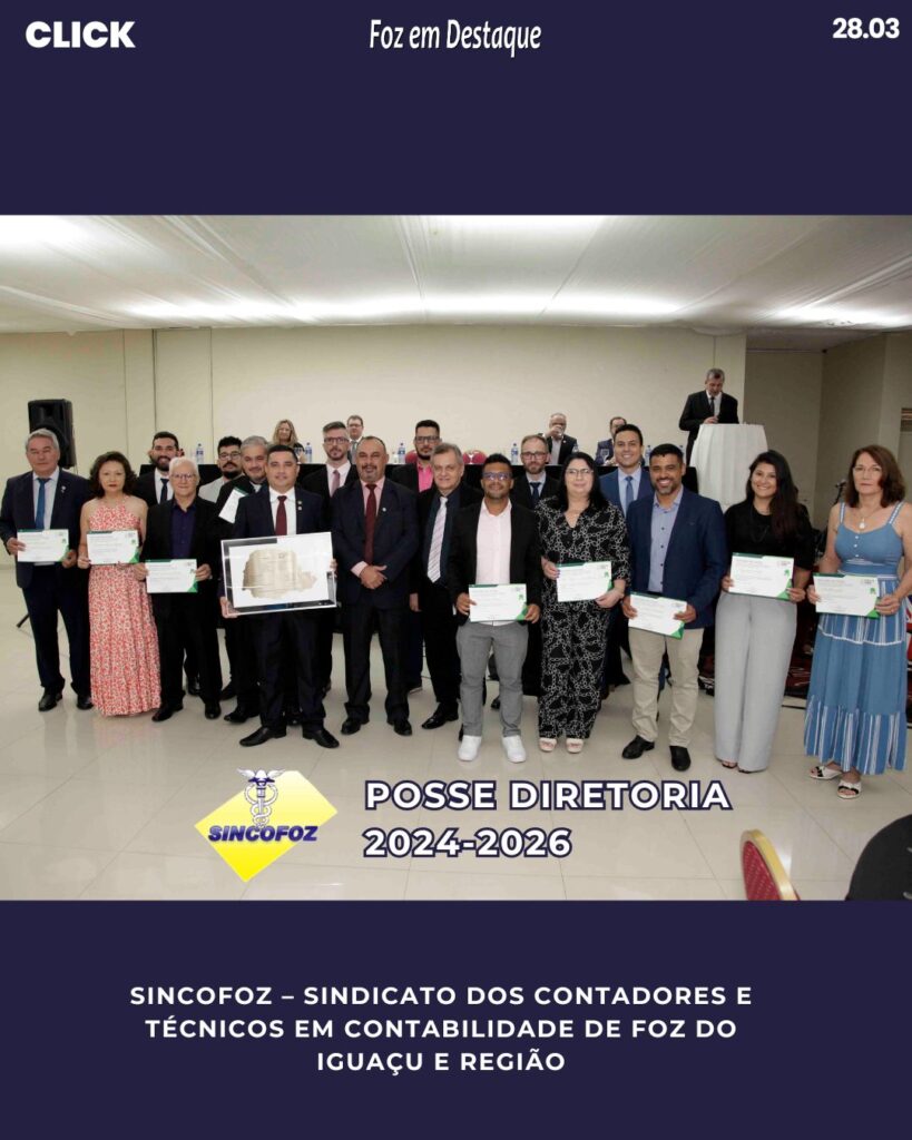 POSSE DIRETORIA SINCOFOZ 20242026 - LEANDRO CORREA - NEY PATRICIO - ROSEMERE HAYASHI