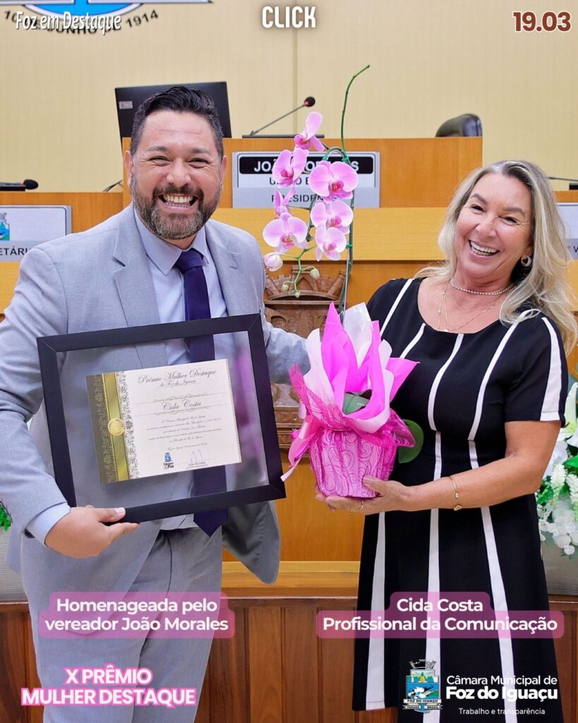 PREMIO MULHER DESTAQUE CAMARAFOZ - CIDA COSTA RADIO CULTURA - JOA MORALES