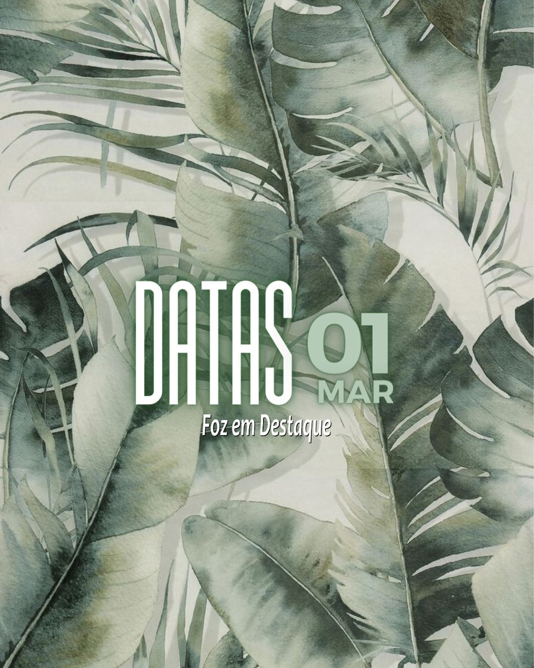 Datas 01 de Março 2024 8