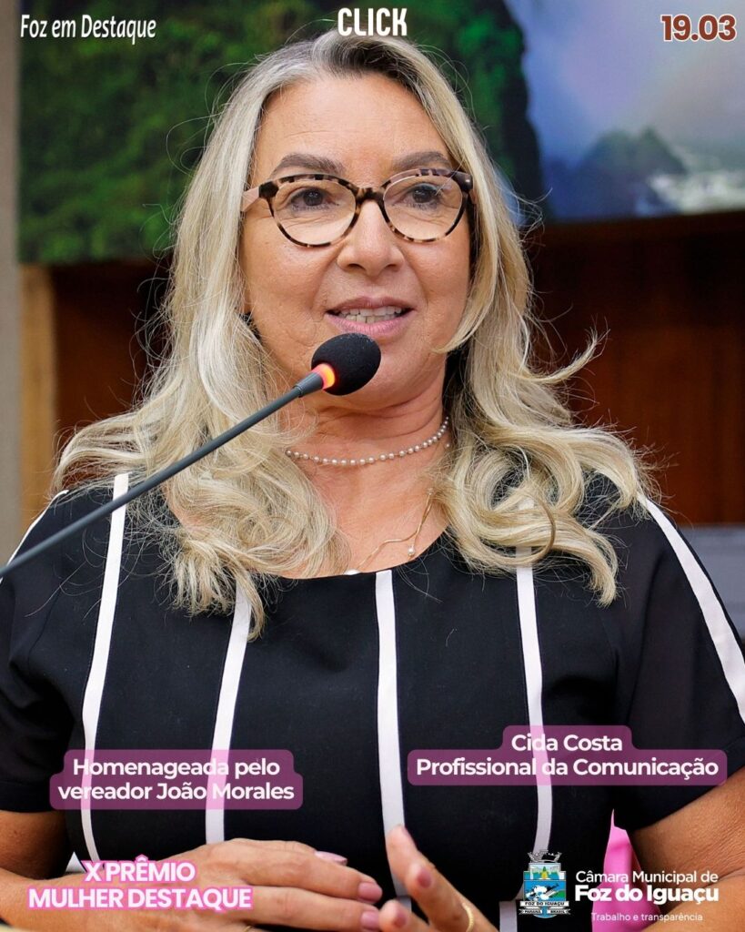 PREMIO MULHER DESTAQUE CAMARAFOZ - CIDA COSTA RADIO CULTURA - JOA MORALES