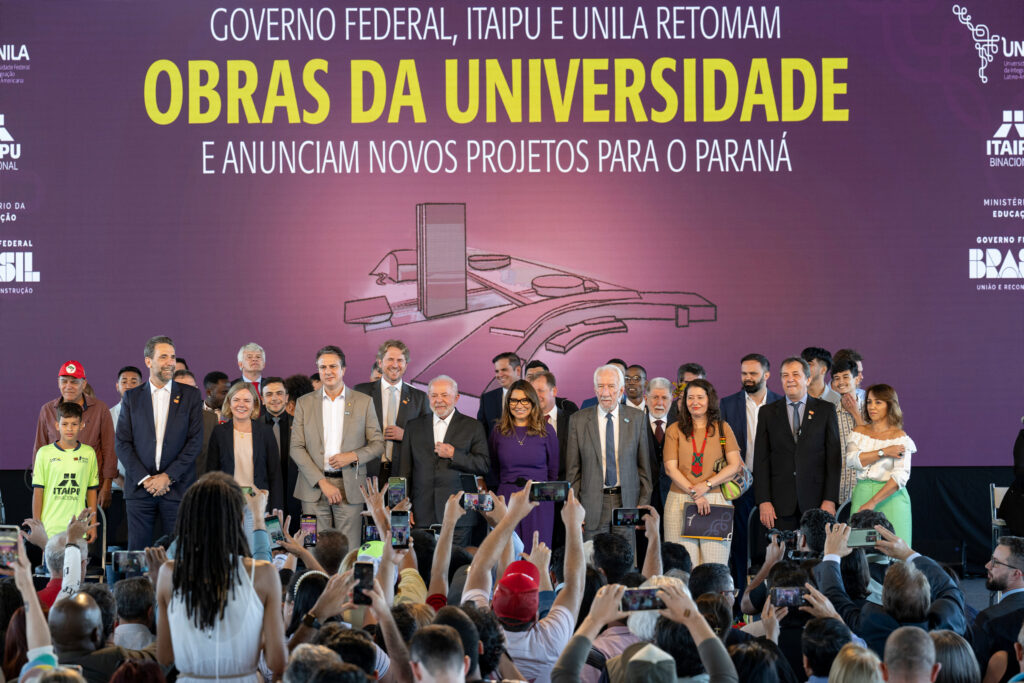 ENIO VERRI UM ANO ITAIPU - RETOMADA DAS OBRAS DA UNILA