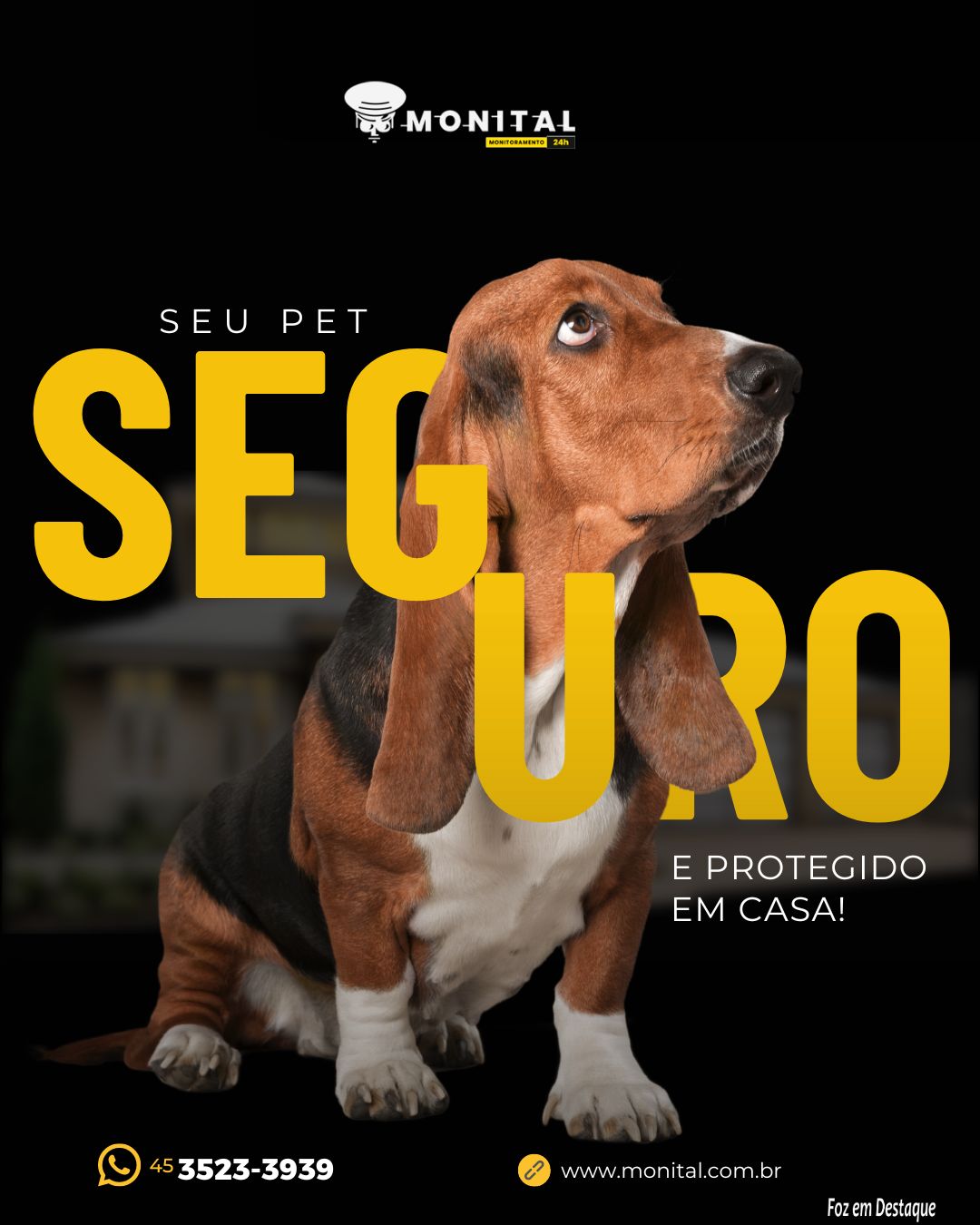 Seu pet seguro e protegido em casa! merchan-monital