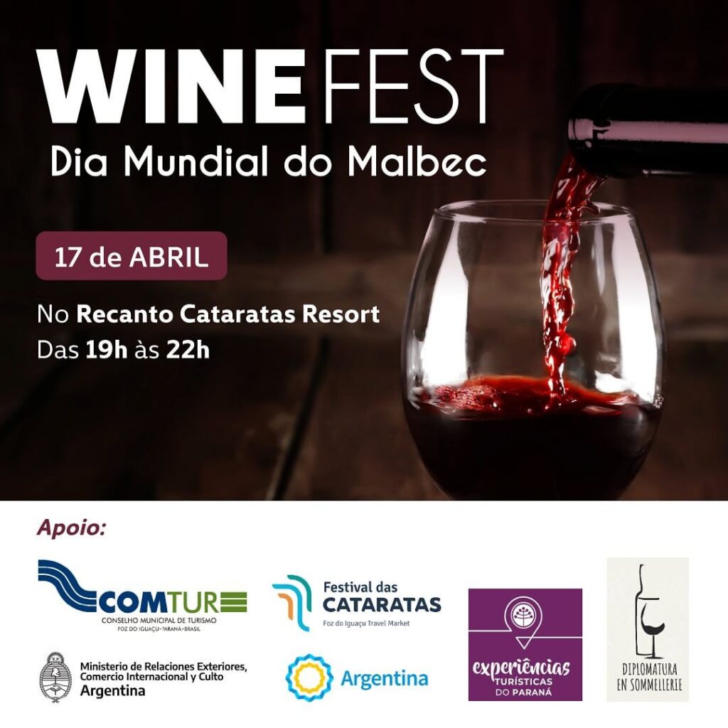 WINE FEST RECANTO CATARATAS MALBEC DAY NOT ONLY WINE EXPERIENCE TRIPLE VINO