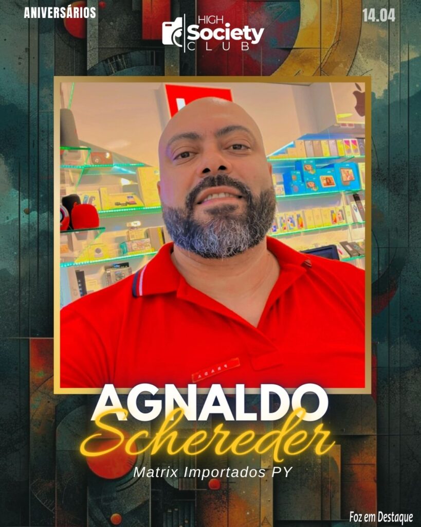 Agnaldo Schereder
Aniversários 14 de Abril 2024