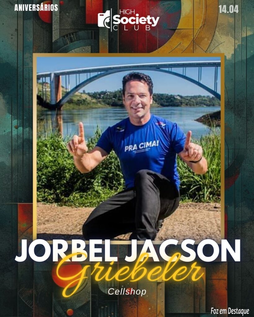 Jorbel Jacson Griebeler
Aniversários 14 de Abril 2024