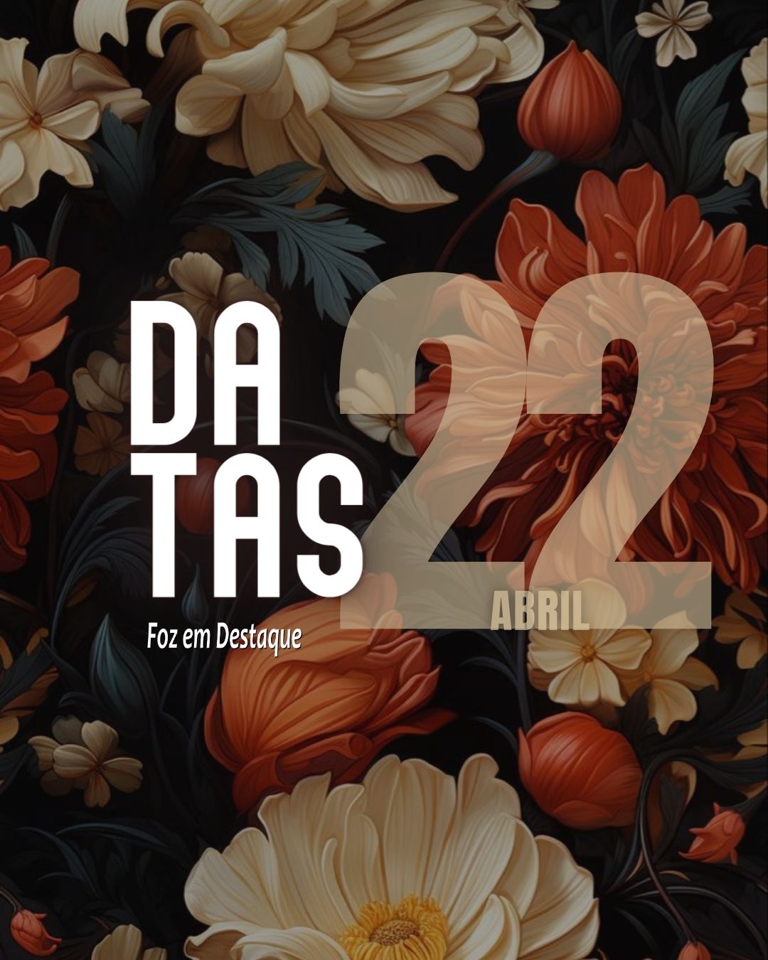 Datas 22 de Abril 2024 Datas 22 de Abril 2024 Foz em Destaque