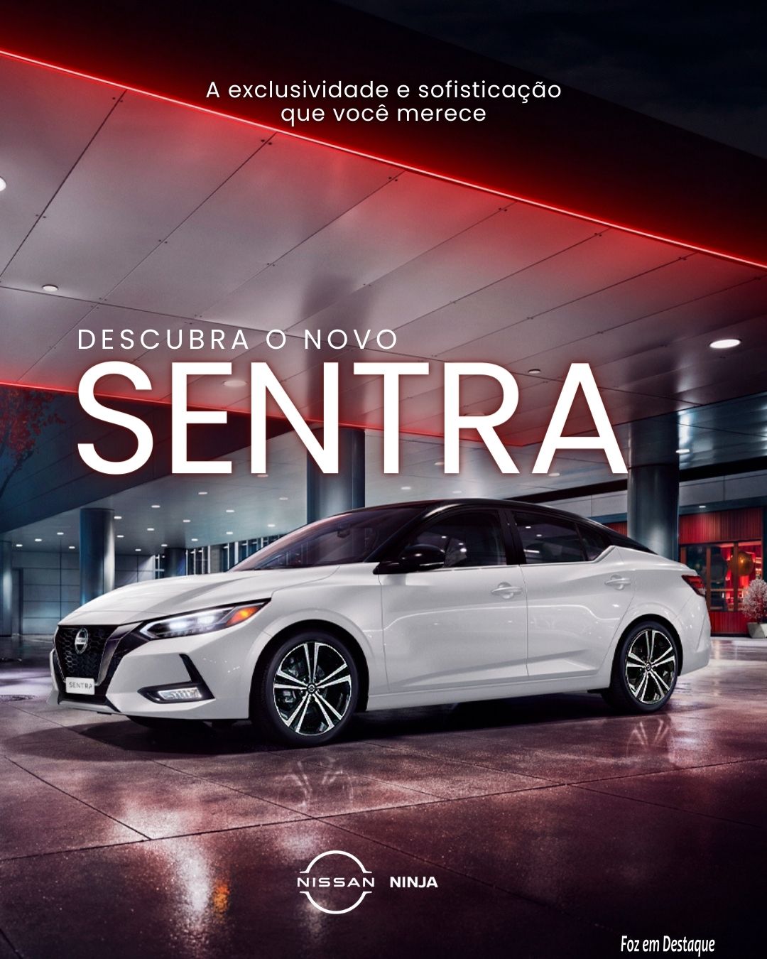 Descubra o Nissan Sentra 2024 merchan-nissan