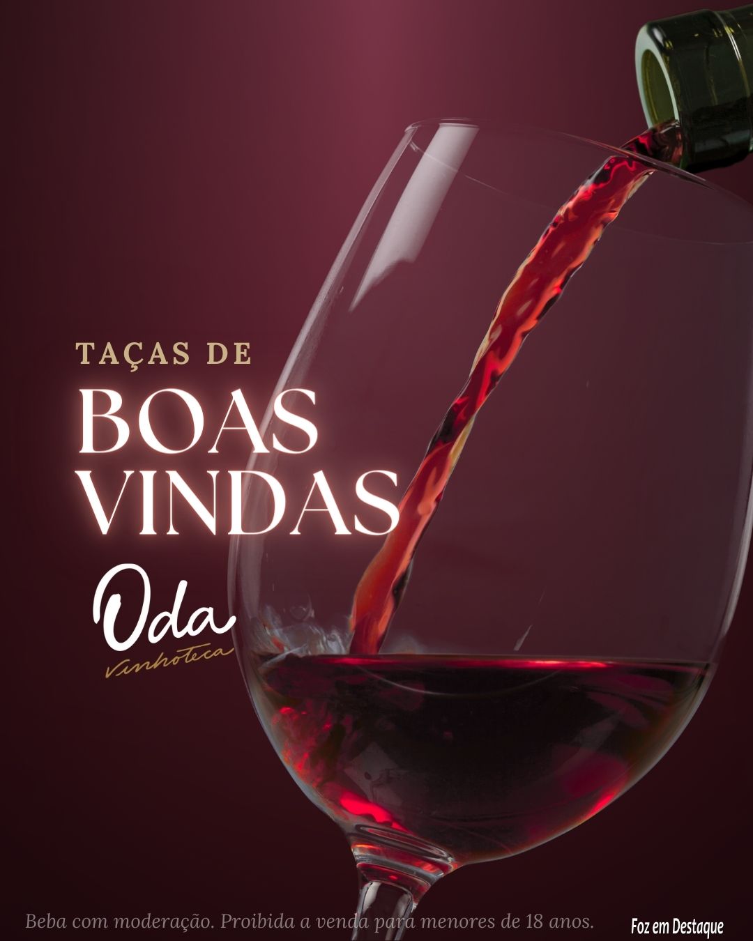 Taças de Boas VIndas na Oda Vinoteca merchan-oda-4-1