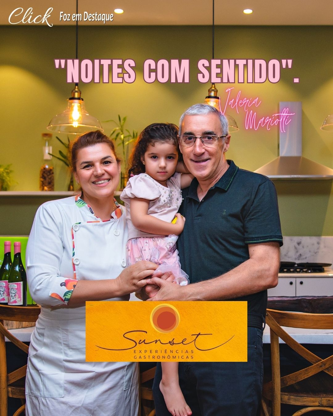 Sunset Experiências Gastronômicas promove a série gastronômica "Noites com sentido" Brindando à chegada do Outono, em meados de abril último, a chef Valéria Mariotti recebeu amigos no sempre maravilhoso Sunset Experiências Gastronômicas para vivenciarem o evento "Noites com sentido".