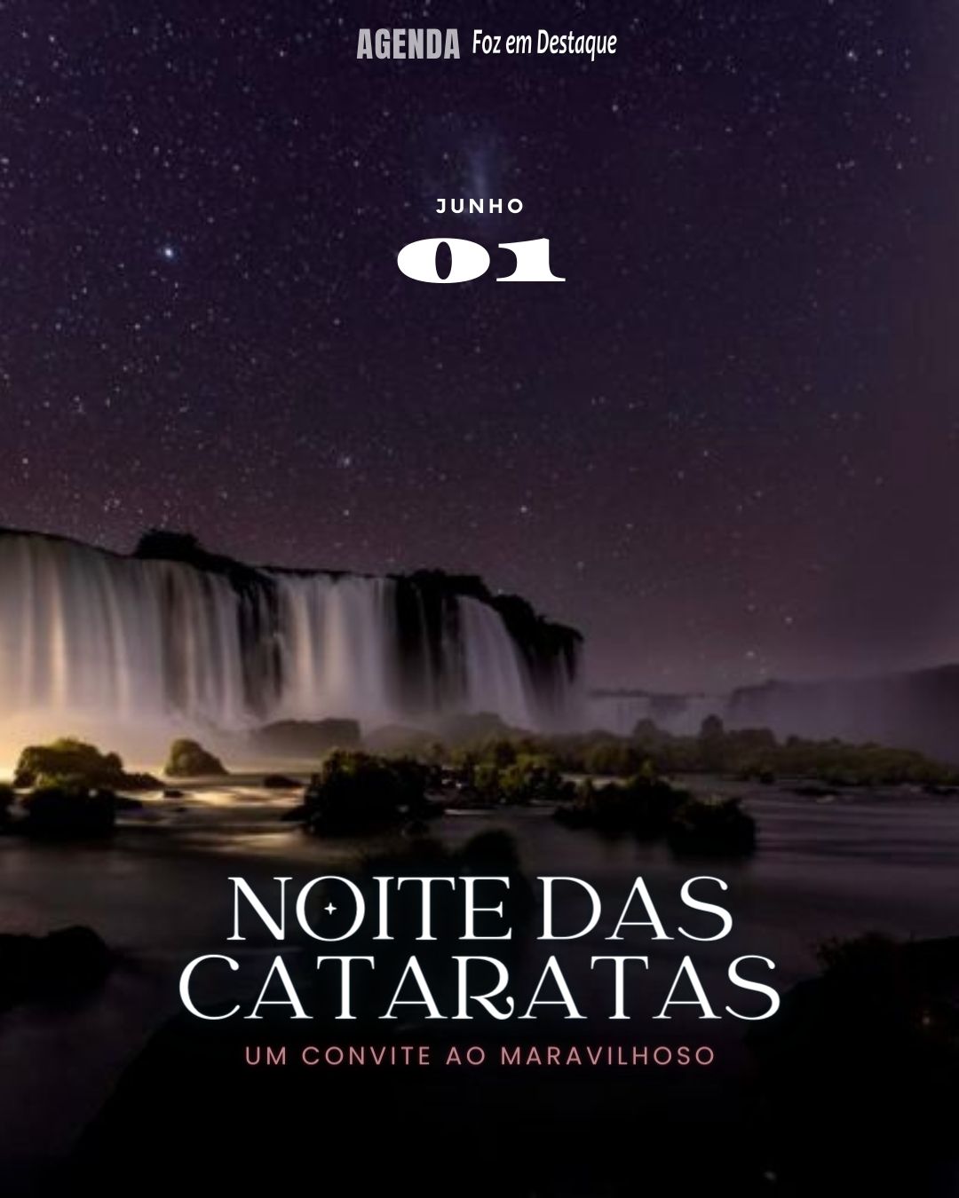 Noite nas Cataratas conta com queijos e massas no Porto Canoas NOITE NAS CATARATAS COM QUEIJOS E MASSAS