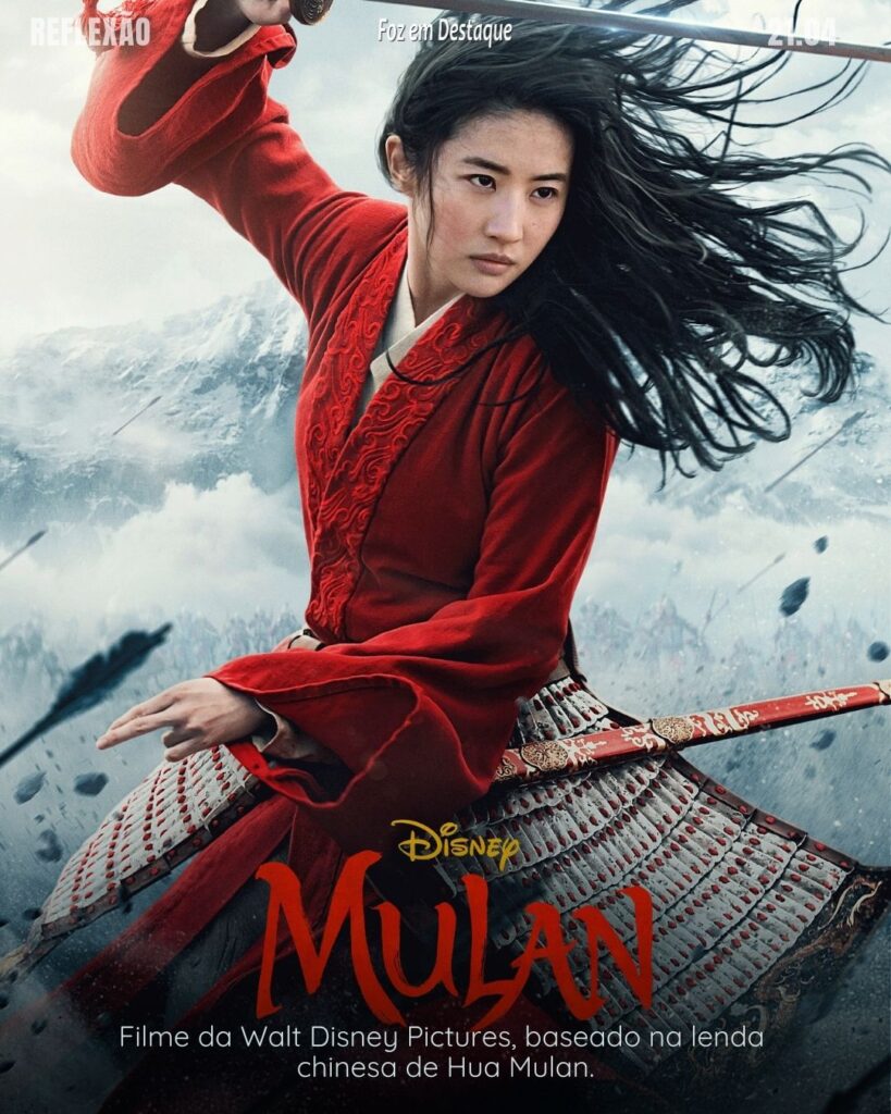 "Não importa o quanto o vento sopre, a montanha jamais se curva diante dele." - Mulan (2020) - Filme da Walt Disney Pictures, baseado na lenda chinesa de Hua Mulan.
Reflexão 12 de Maio 2024 Foz em Destaque