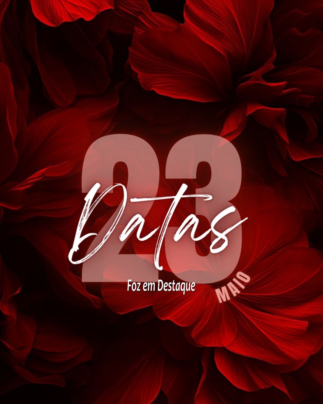 Datas 23 de Maio 2024 Aniversários 23 de Maio 2024 High Society CLub Foz em Destaque