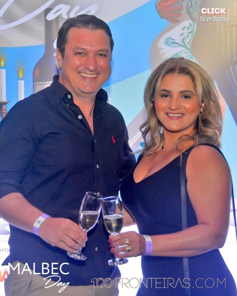 EVANDRO FERREIRA E SOLANGE FERREIRA
3.º MALBEC DAY 100FRONTEIRAS -