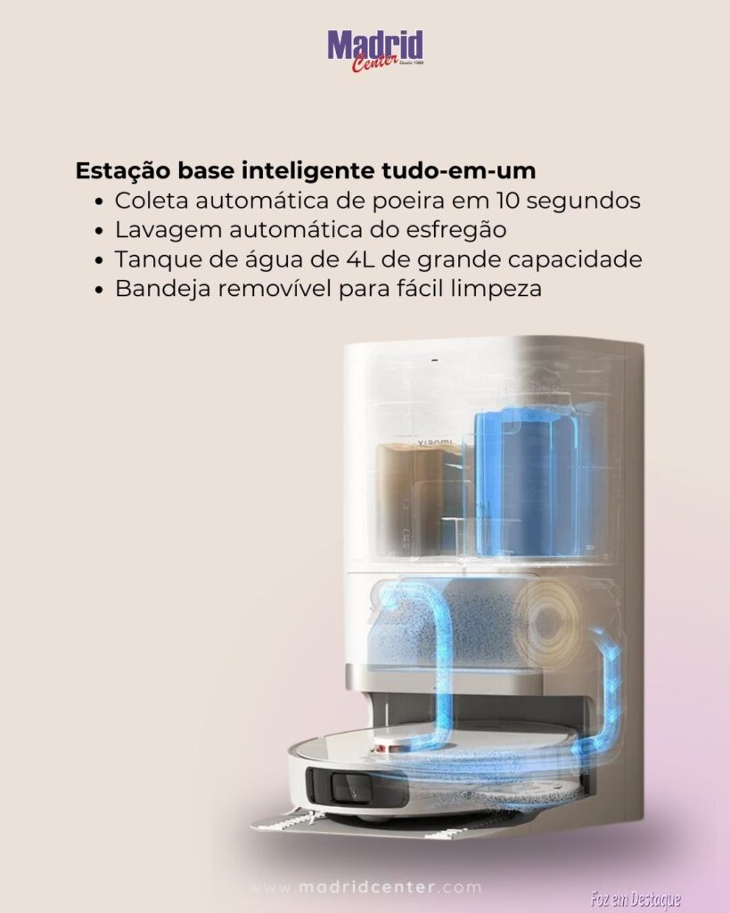 Xiaomi Robot Vacuum X20+ na Madrid Center
