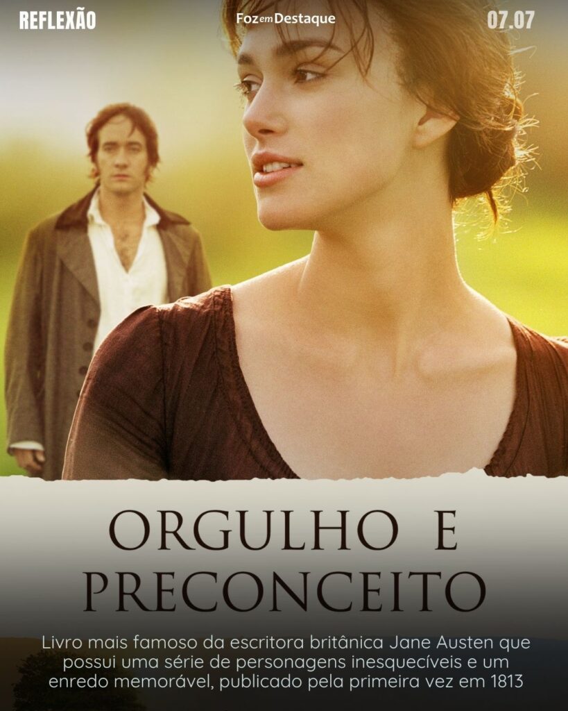 Reflexão 07 de Julho 2024
Jane Austen