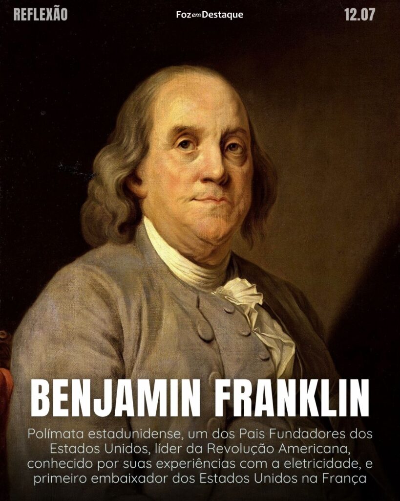 "Quando o poço seca, nós conhecemos o valor da água"
Benjamin Franklin
Reflexão Foz em Destaque
