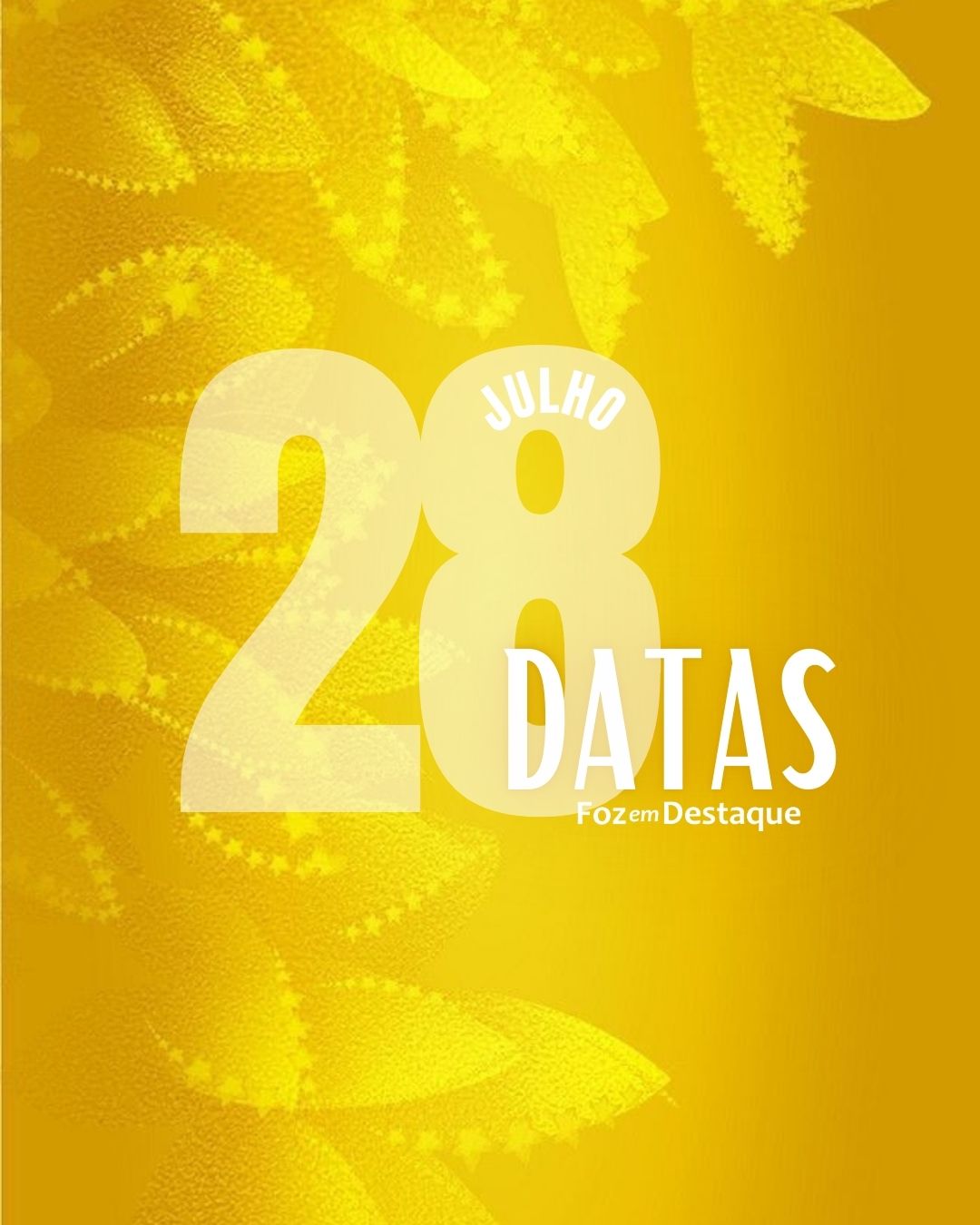 Datas 28 de Julho 2024 4