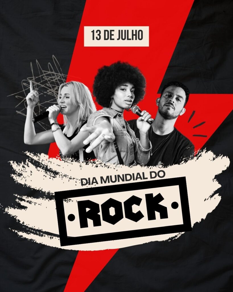 Dia Mundial do Rock - Datas 13 de Julho 2024 Foz em Destaque