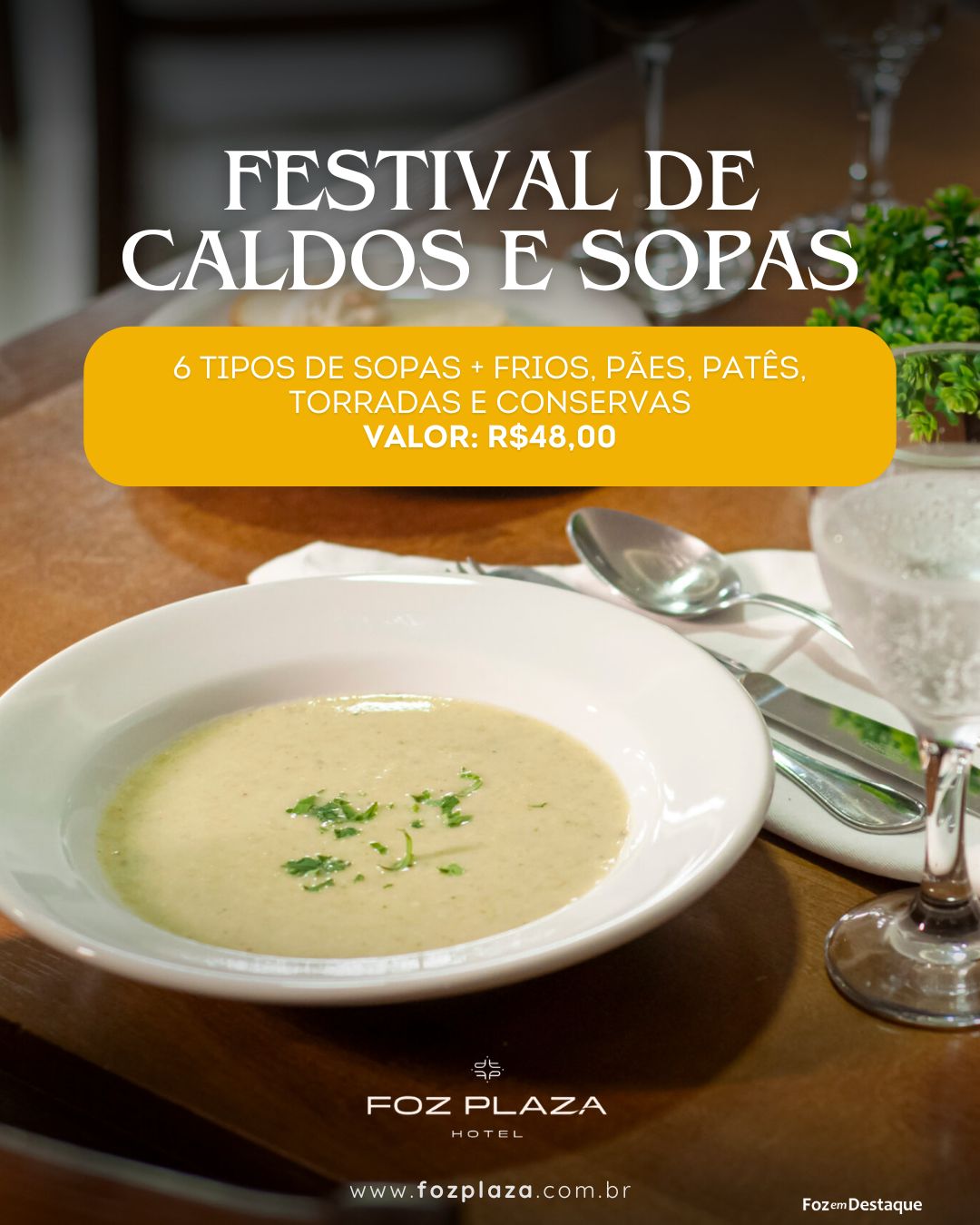 Festival de Sopas no Foz Plaza Hotel agenda-foz-plaza