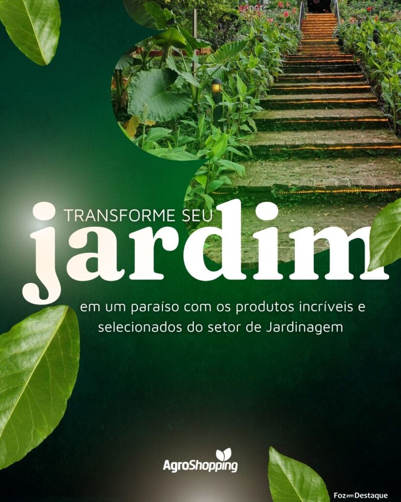 Transforme seu jardim com o setor de Jardinagem da AgroShopping!