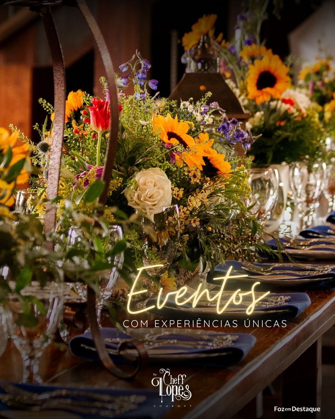 Eventos com experiências únicas no Cheff Lopes Gourmet merchan - cheff (5)