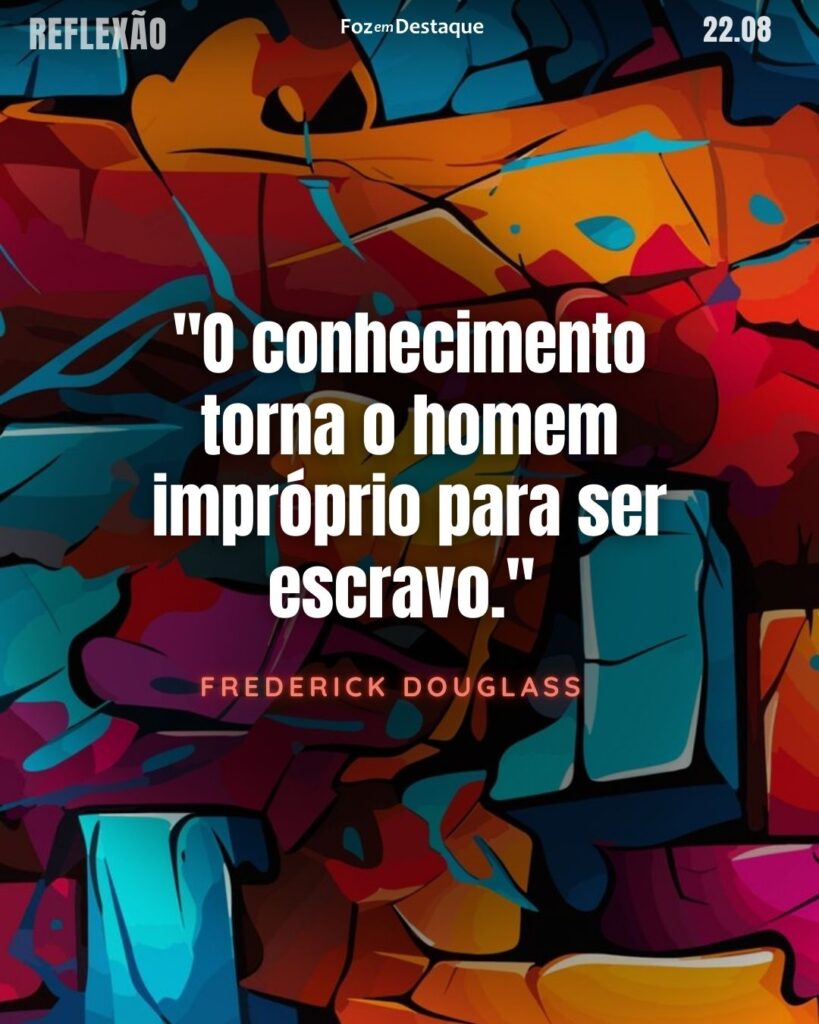 Frederick Douglass - De escravo a líder abolicionista, estadista e escritor estadunidense. Uma das principais vozes de seu tempo na defesa pelos direitos da população negra no período pós-abolição.