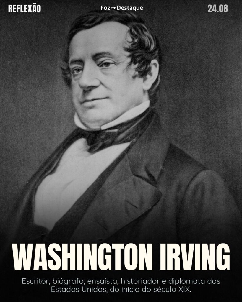 "A idade é questão de sentimento, não de anos."
Washington Irving - Escritor, biógrafo, ensaísta, historiador e diplomata dos Estados Unidos, do início do século XIX.