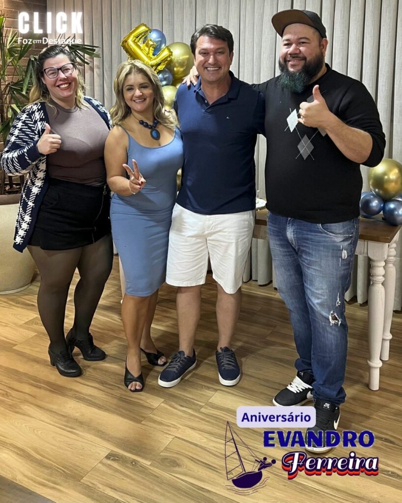 ANIVERSÁRIO EVANDRO FERREIRA ICLI
SOLANGE FERREIRA VELEJAR É PRECISO PREFEITURA DE FOZ VEREADOR FOZ CLICK FOZ EM DESTAQUE