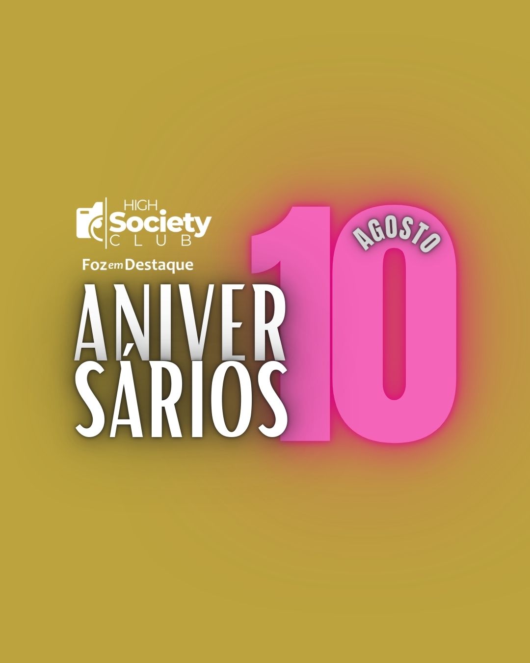 Aniversários 10 de Agosto 2024 9