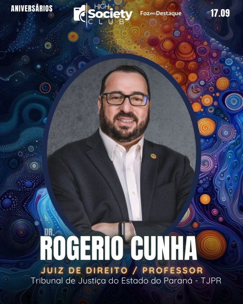 Dr.
Rogerio Cunha
Juiz de Direito / Professor Tribunal de Justiça do Estado do Paraná - TJPR
Aniversários 17 de Setembro 2024