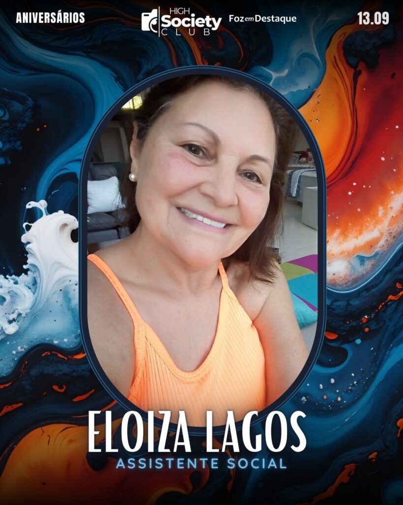 Eloiza Lagos
Assistente Social
Aniversários 13 de Setembro 2024