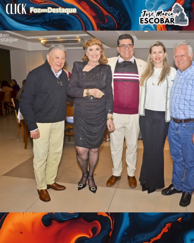Aniversário José Maria Escobar - Neusa Miguens - Licerio Santos - Sidy Pezarolli