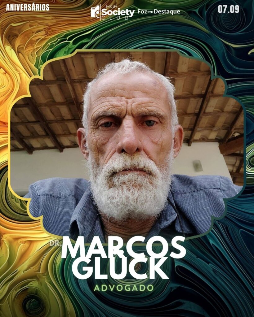 Dr.
Marcos Glück
Advogado
Aniversários 07 de Setembro 2024