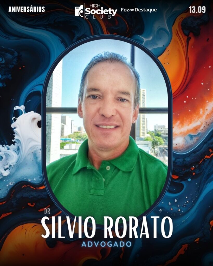 Dr.
Silvio Rorato
Advogado
Aniversários 13 de Setembro 2024