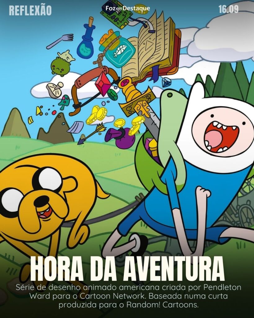 "Às vezes a vida é assustadora e escura. É por isso que temos de encontrar a luz." - Hora da Aventura - Reflexão 16 de Setembro 2024 Foz em Destaque
Reflexão 16 de Setembro 2024 Foz em Destaque
