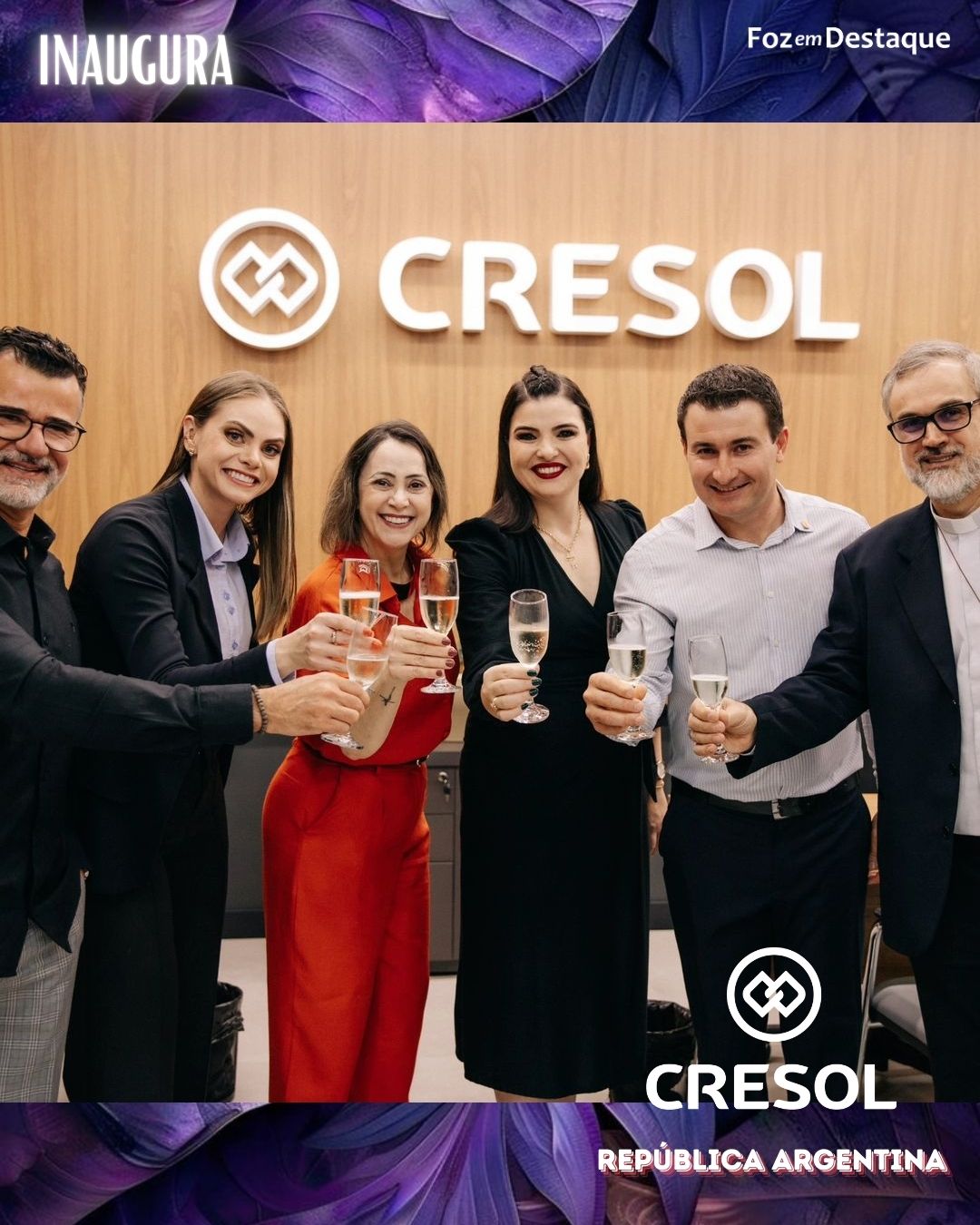 Cresol inaugura sua segunda agência em Foz do Iguaçu Cresol aposta no potencial de Foz do Iguaçu e inaugura sua segunda agência na cidade