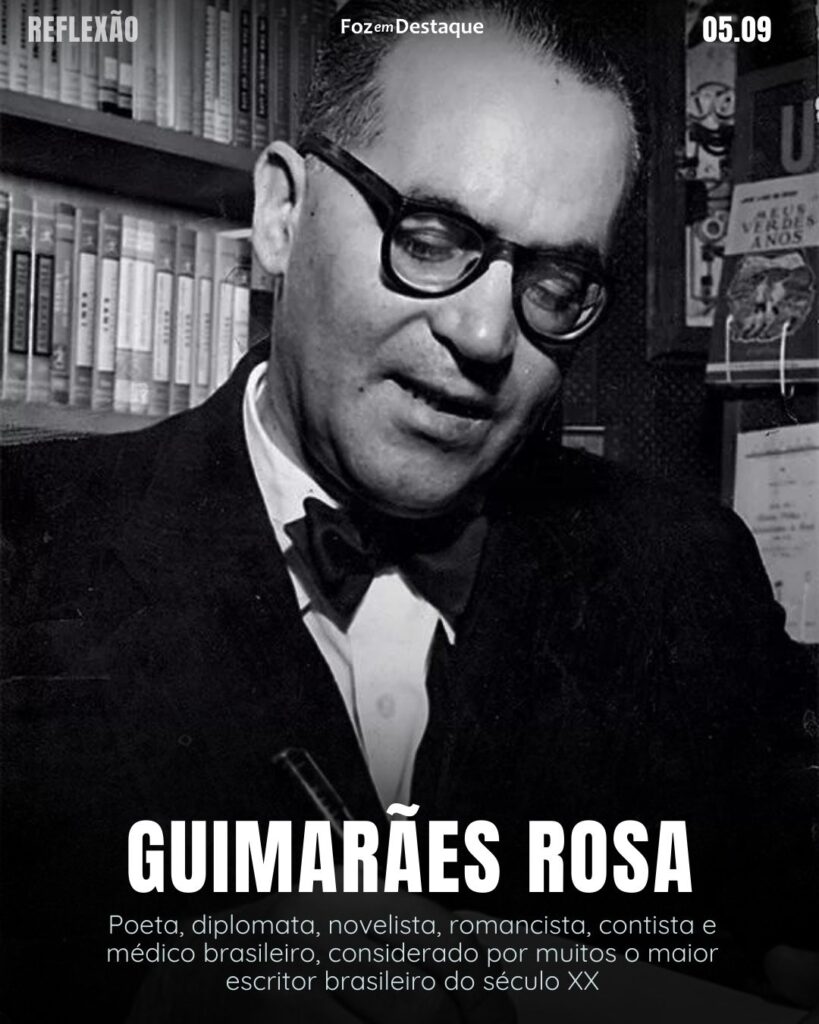 A felicidade se acha é em horinhas de descuido..." 

Guimarães Rosa - Poeta, diplomata, novelista, romancista, contista e médico brasileiro, considerado por muitos o maior escritor brasileiro do século XX
Reflexão 05 de Setembro 2024