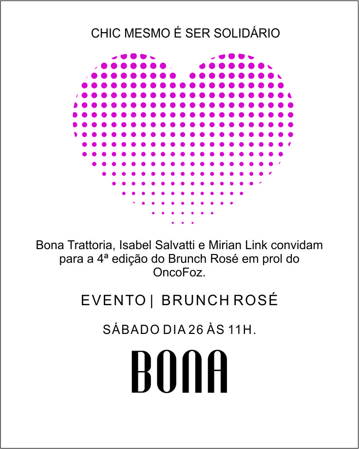 4ª edição do Brunch Rosé em prol do OncoFoz 1