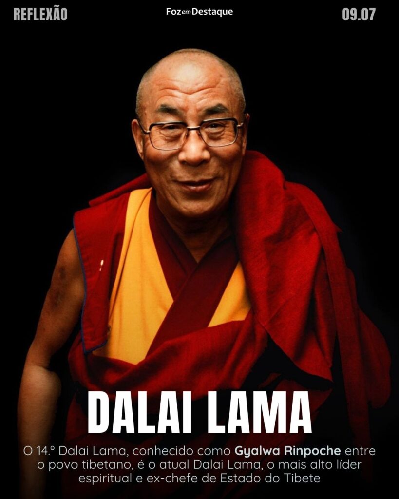 "Nunca estrague o seu presente por um passado que não tem futuro." - Dalai Lama
Reflexão 15 de outubro 2024 Foz em Destaque "Sua Vida mais divertida!!!"