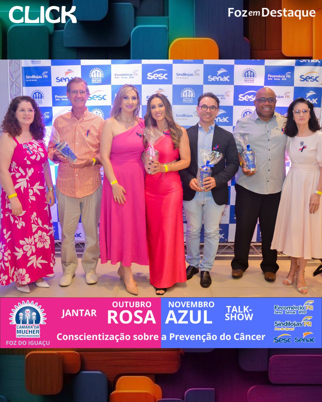 CMEG FOZ PROMOVE JANTAR DE PREVENÇÃO AO CÂNCER 1