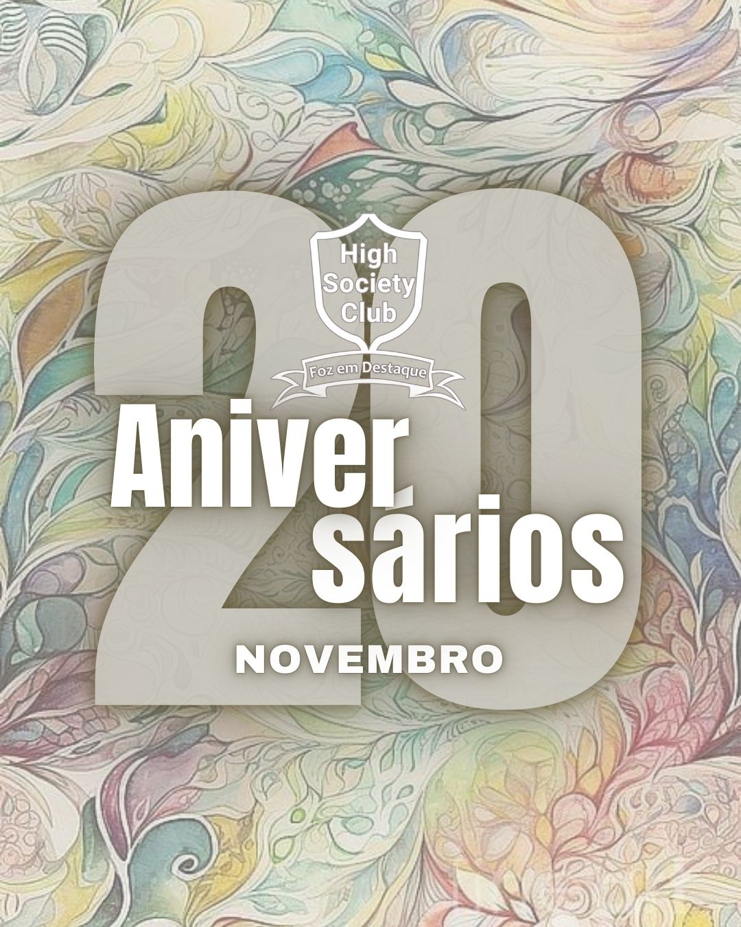 Aniversários 20 de novembro 2024 11