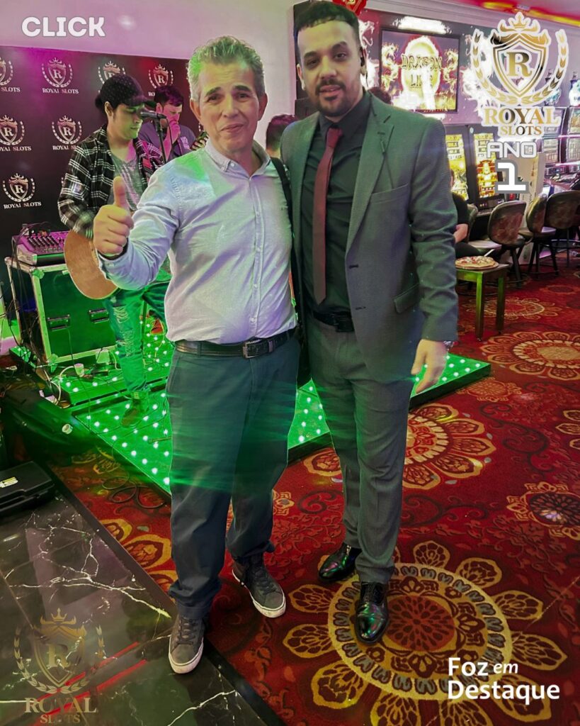ROYAL SLOTS CASINO 1ANO ABEL LEYES - MERY KRUEGER - CIUDAD DEL ESTE - CASSINO EM FOZ - CASSINO NO PARAGUAI - CASSINO - FOZ EM DESTAQUE