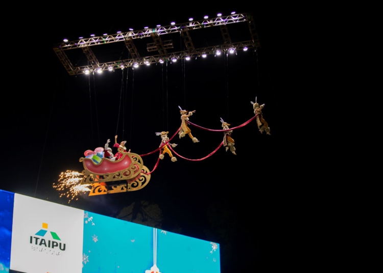 NATAL DE ITAIPU GRAMADÃO 2024 - ABERTURA PAPAI NOEL - ENIO VERRI - ANA HEDLER