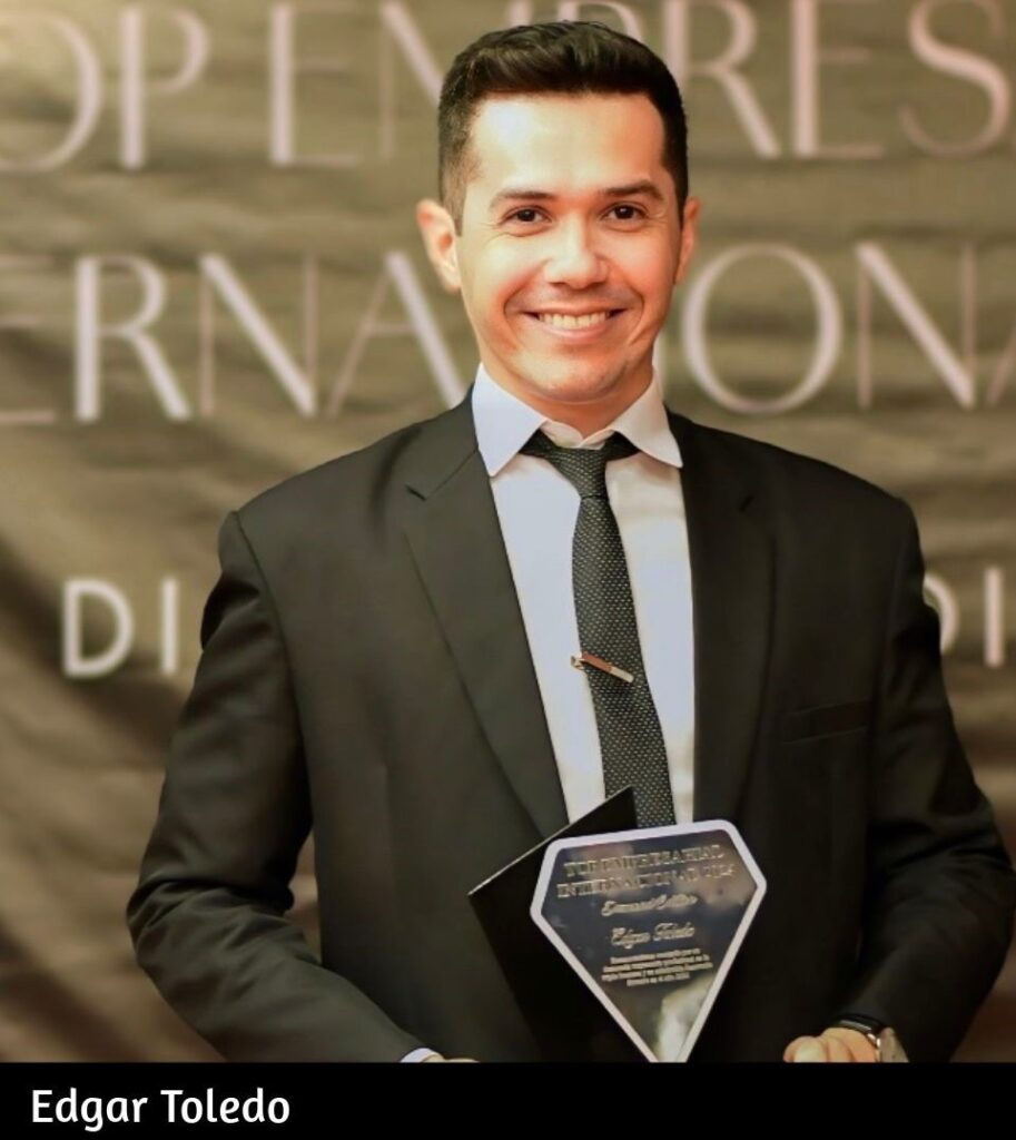 EDGAR TOLEDO é palestrante e consultor empresarial com mais de 12 anos de experiência, capacitando mais de 250 empresas a nível nacional e internacional, e treinando mais de 2.000 pessoas em temas de desenvolvimento pessoal.