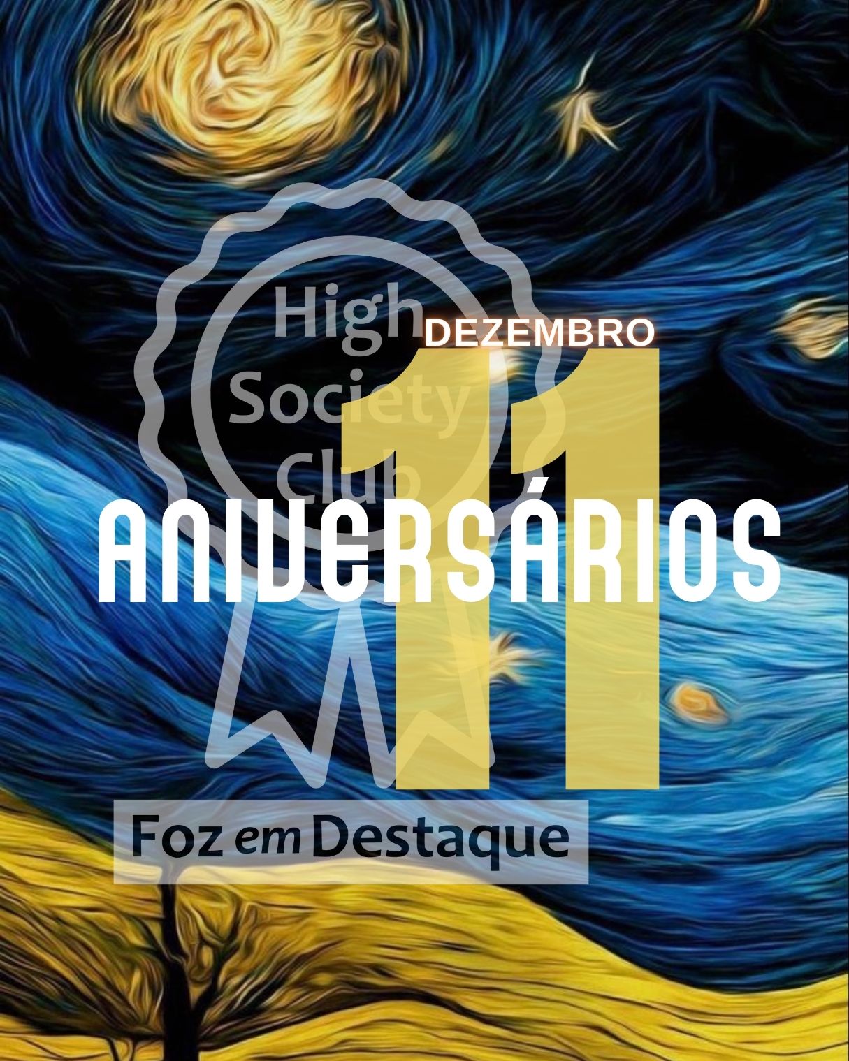 Aniversários 11 de Dezembro 2024 10
