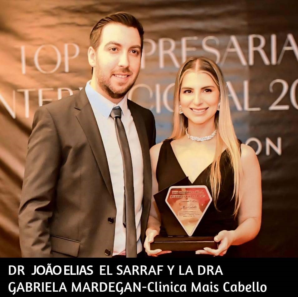 Doutor JOÃO ELIAS SARRAF e Doutora GABRIELA MALDEGAN forma um par perfeito: ele é médico neurocirurgião, sócio da Mais Cabello Foz, e ela é médica dermatologista, sócia e responsável técnica da Mais Cabello Foz.