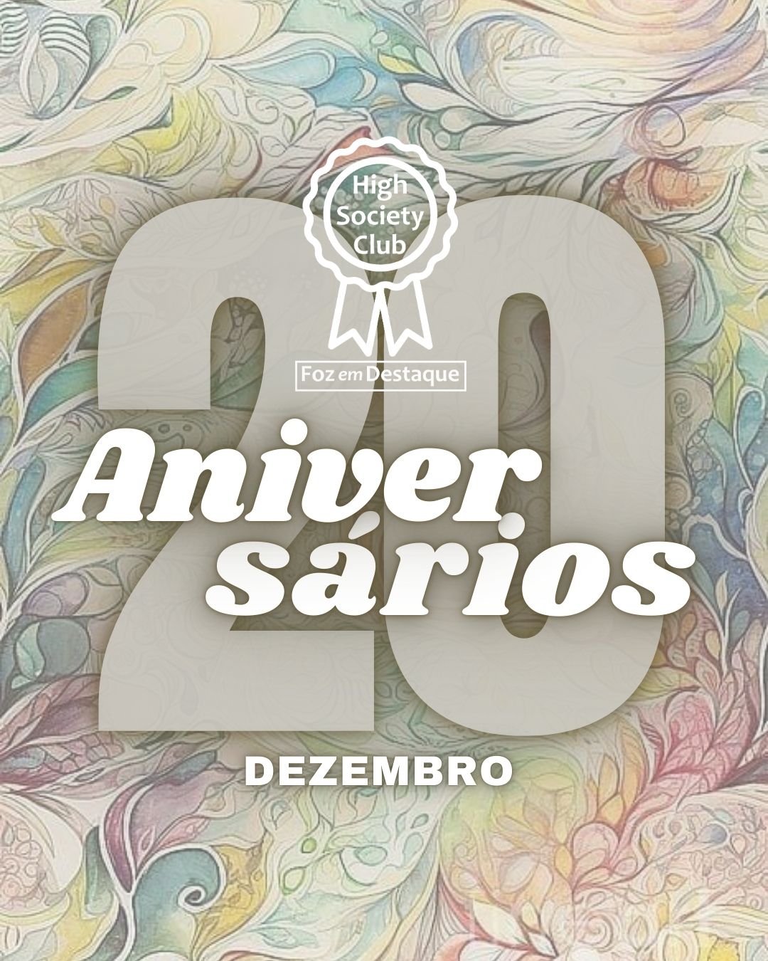 Aniversários 20 de Dezembro 2024 12