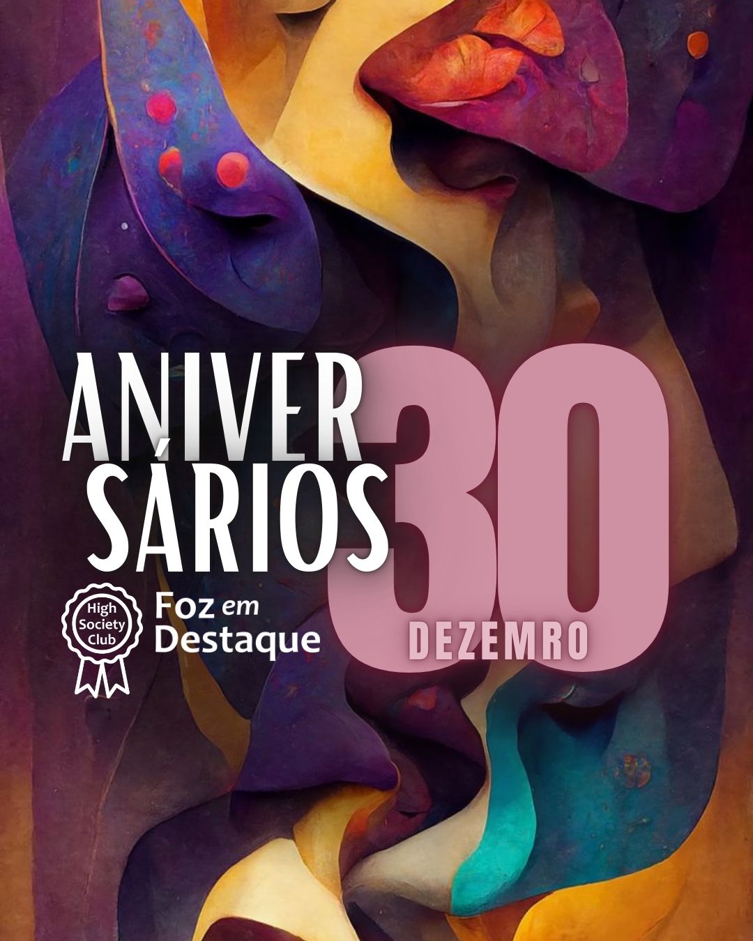 Aniversários 30 de Dezembro 2024 17