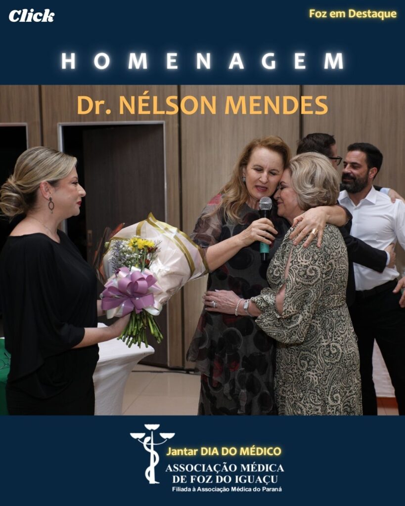 JANTAR DIA DOS MÉDICOS FOZ - HOMENAGEM DR NELSON MENDES